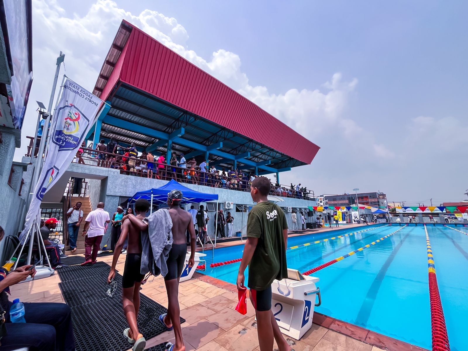 Rowe Park Olympic-sized swimming pool